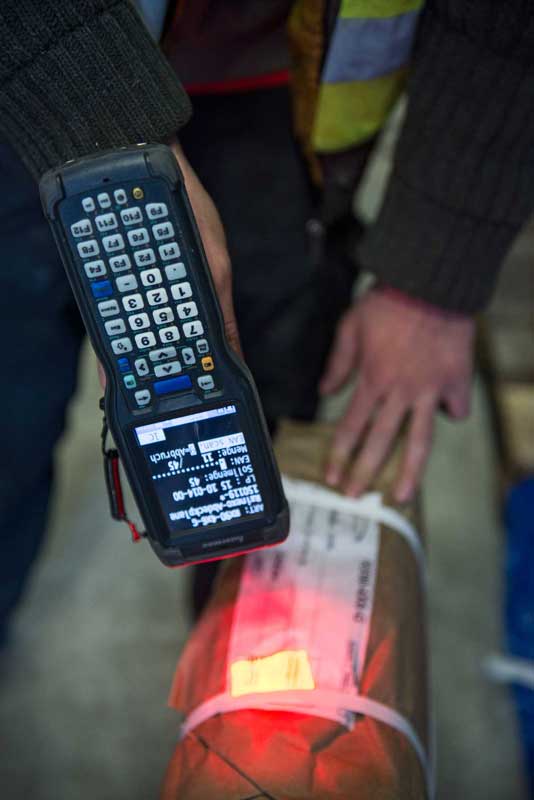 Retourenmanagement mit Scanner