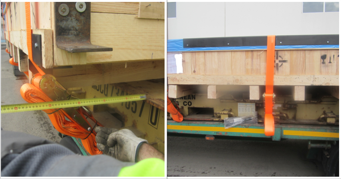 FWN transportiert Stahllager auf Flat von Spanien nach Australien