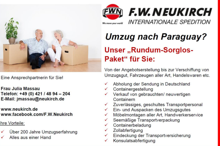 Umzug Paraguay