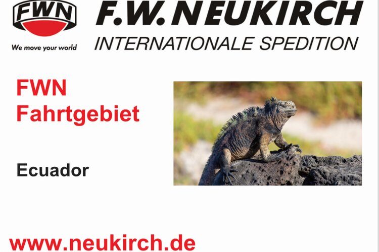 Fahrtgebiet Ecuador