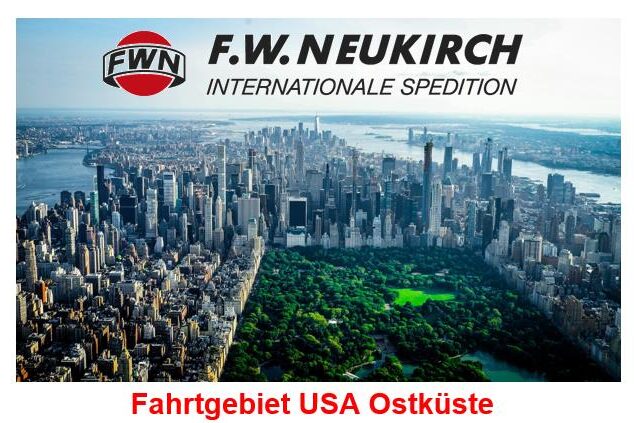 Fahrtgebiet USA Ostküste