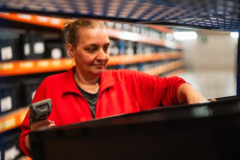 Kommissionieren mit Handscanner