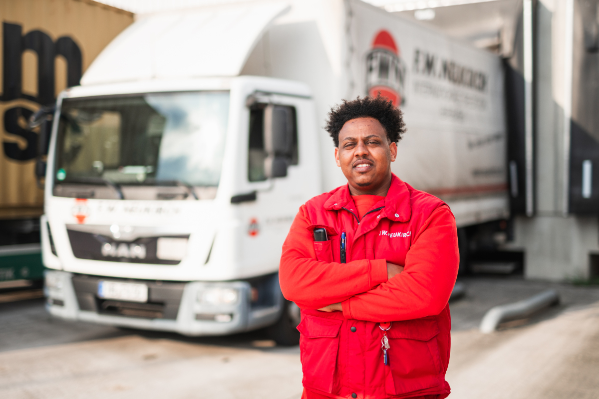 LKW-Fahrer Klasse C1