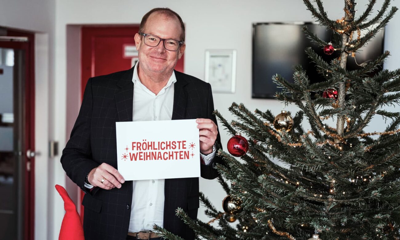 Frohe Weihnachten wünscht Martin Schlömp