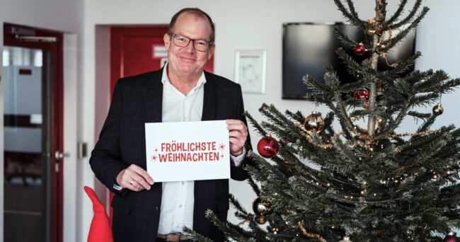 Frohe Weihnachten wünscht Martin Schlömp